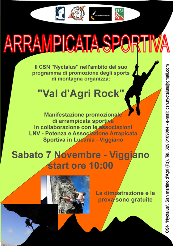 Manifesto Val D'Agri Rock